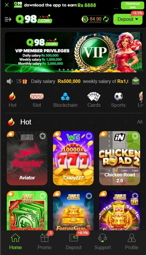 Q98 Game
